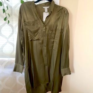 H&M Long Sleeve Shift Dress